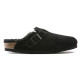 Birkenstock Suede Leather Boston Shearling